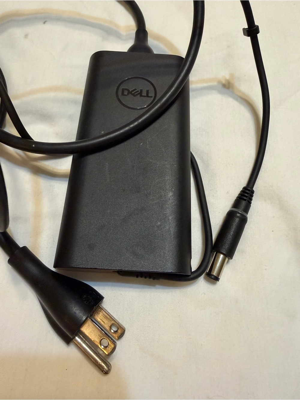 Dell Black Laptop AC Power Adapter with DC Barrel Plug